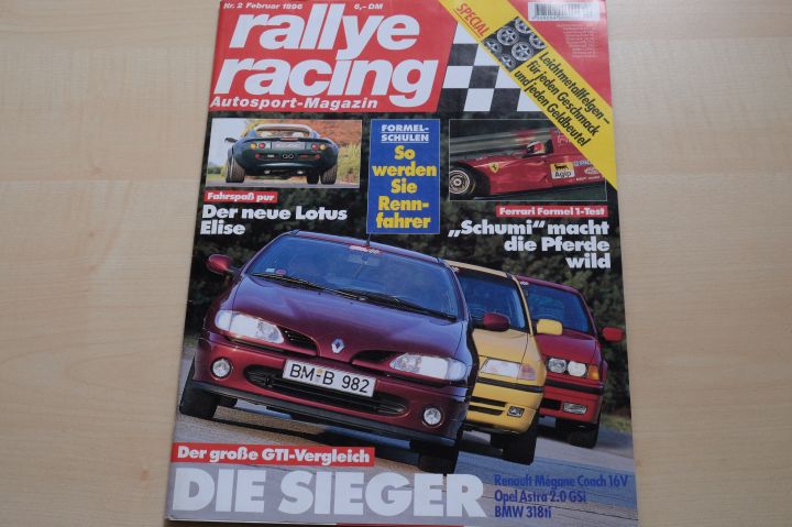 Deckblatt Rallye Racing (02/1996)